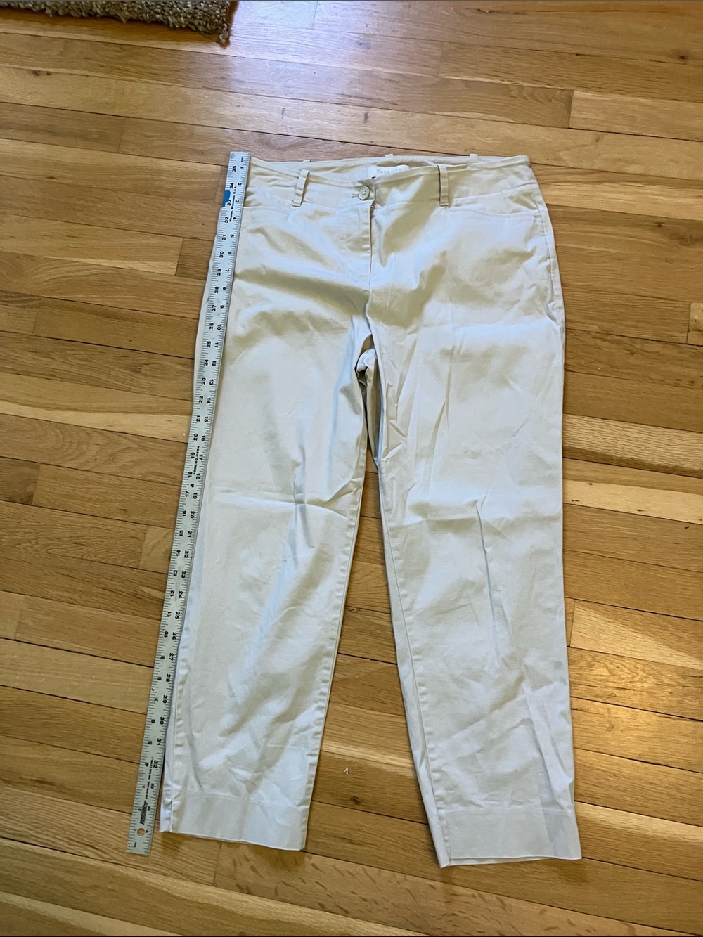 Talbots Light Cream Chino Pants